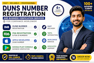 help with d u n s number for apple, google, fda form dun bradstreet