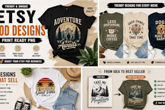 design trendy funny t shirt designs for etsy pod stores