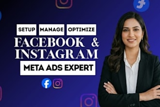 run facebook and instagram ads as professional meta ads expert