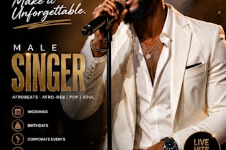 be male  country singer songwriter soulful rnb and instrumentalist