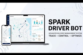 develop a spark driver automation bot for delivery order sniping