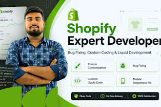 customize your shopify theme and fix bugs using advanced liquid development