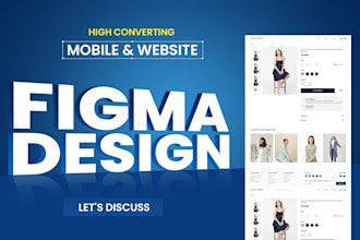 do figma web design, UI UX website design, mobile friendly layout