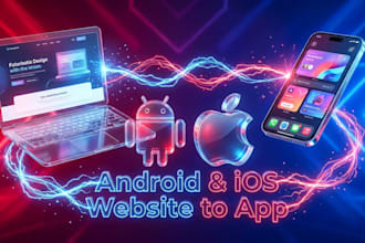 convert website to app for android and ios with webview
