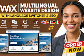 design wix multilingual website, bilingual website with wix translate pages and