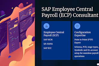 integrate and support sap employee central payroll ecp