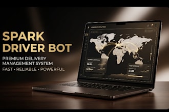 develop a spark driver auto booking bot for faster delivery requests