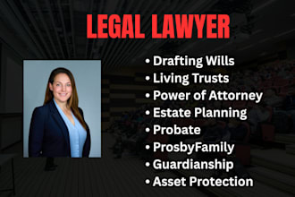 create estate planning, living trust, irrevocable revocable trust, will drafting