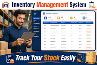 develop an inventory management and stock tracking spreadsheet in google sheets