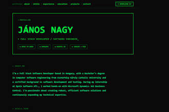 develop a professional full stack website using nextjs