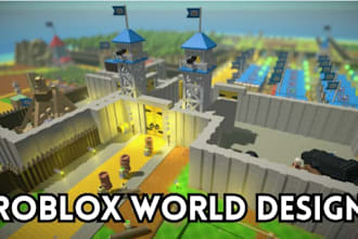 build a custom roblox map, roblox world design and roblox environment in roblox