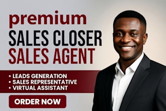 do sales closer telemarketing salesperson sales agent with virtual assistant