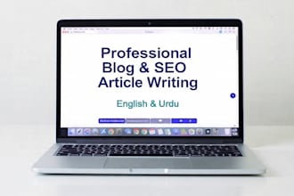 write seo blog and articles in english and urdu