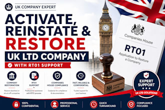 activate reinstate, restore uk, ltd restore uk limited company rt01