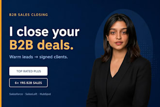 take the sales calls and close the deals