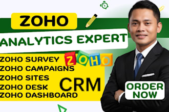 build zoho analytics dashboard reports KPI dashboard zoho CRM setup zoho forms