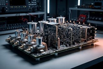 design pcb schematic, multilayer pcb, rf, iot, automotive and power electronics