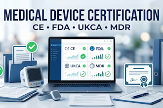 handle medical device products certification for ce, fda, ukca, and mdr