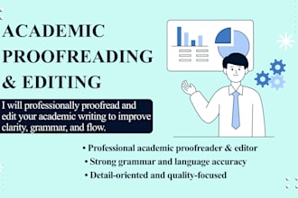 professionally edit, proofread, format your academic text