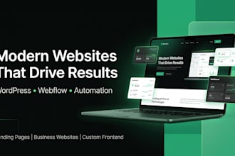 design a wordpress single page service page squeeze page product landing page