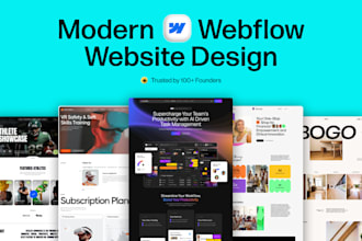 develop professional webflow website
