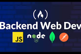 develop nodejs backend api using nodejs expressjs