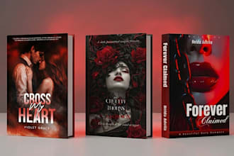 gestalte romance buchcover, fantasy buchcover, erotisches buchcover design