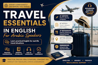 teach practical travel english for arabic speakers
