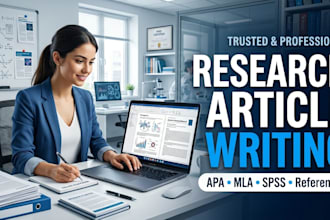 write, edit, and format research articles for publication