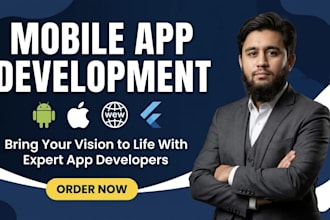 build a scalable custom flutter app for android and ios