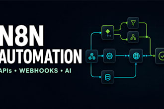 build n8n workflow automation with apis, webhooks, and ai