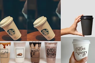 design coffee cup and paper cup design for your business