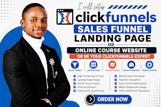 setup clickfunnels sales funnel clickfunnels website or be clickfunnels expert