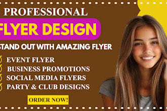 design professional business flyer and corporate flyer
