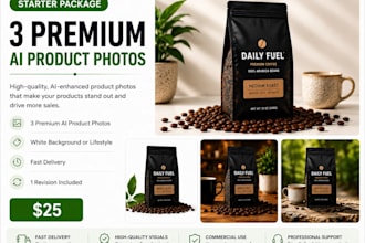create premium ai product photos for amazon and shopify