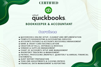 do quickbooks online bookkeeping and bank reconciliation
