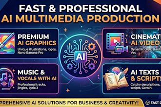 make ai websites, art, music, videos for you