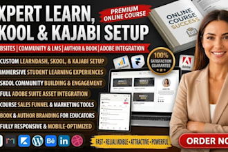setup learndash skool community kajabi thinkific learnworld elearning wordpress