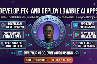 develop lovable web app lovable bug fix deploy lovable ai to app store playstore