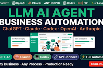 build llm ai agent automation chatgpt openai anthropic claude codex workflow