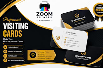 create unique and professional visiting card designs