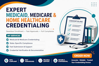 o medical credentialing, provider enrollment, medicaid, medicare for healthcare