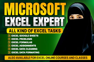 be your ms excel expert for google sheets, formulas , and excel problems