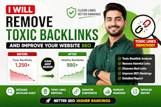 remove toxic backlinks and improve your website SEO
