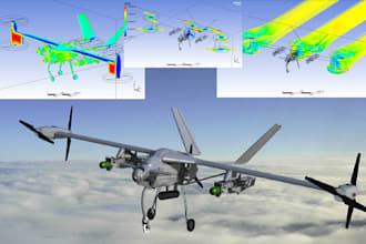 perform cfd and fea design analysis on drones and uavs