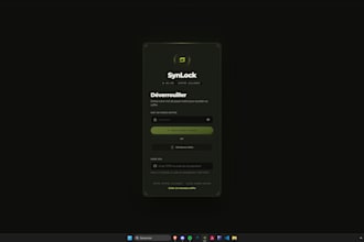 develop a modern custom desktop application