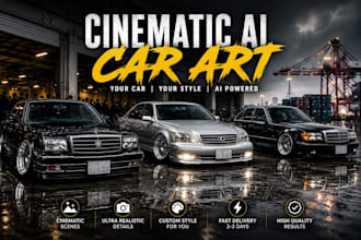 create cinematic ai car art from your vehicle photo