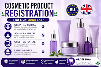 guide you to register your cosmetic product, in eu and uk, scpn,opss portal,cpnp