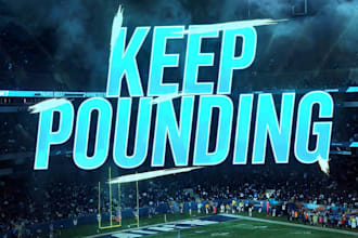 carolina panthers NFL youtube thumbnail design in 1 hour
