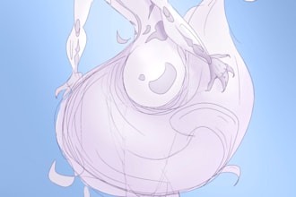 draw sfw ocs and furry art